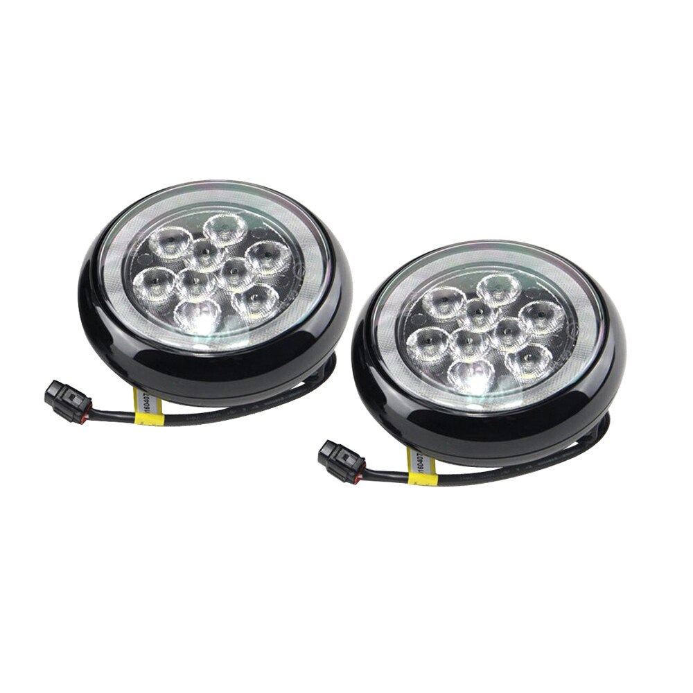 R56 Mini LED Halo Rally Spotlights DRL Daytime Running Light Spotlamps