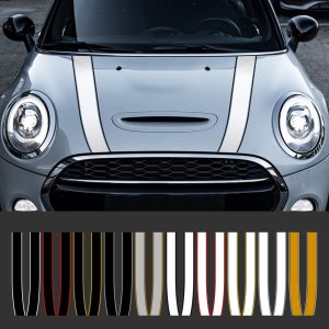 Hood Bonnet Stripes Mini Cooper