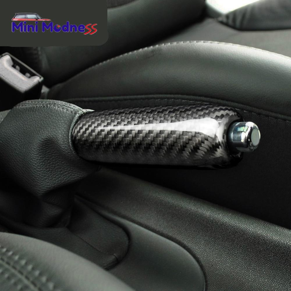 Carbon Fiber Parking Brake Handbrake Cover For Mini Cooper R55 R56 R57 R58 R59